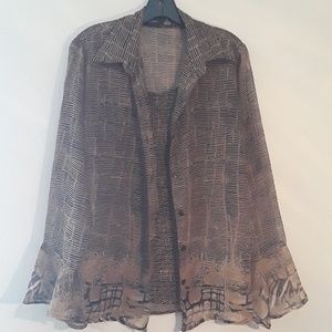 2 piece blouse by Cassee's